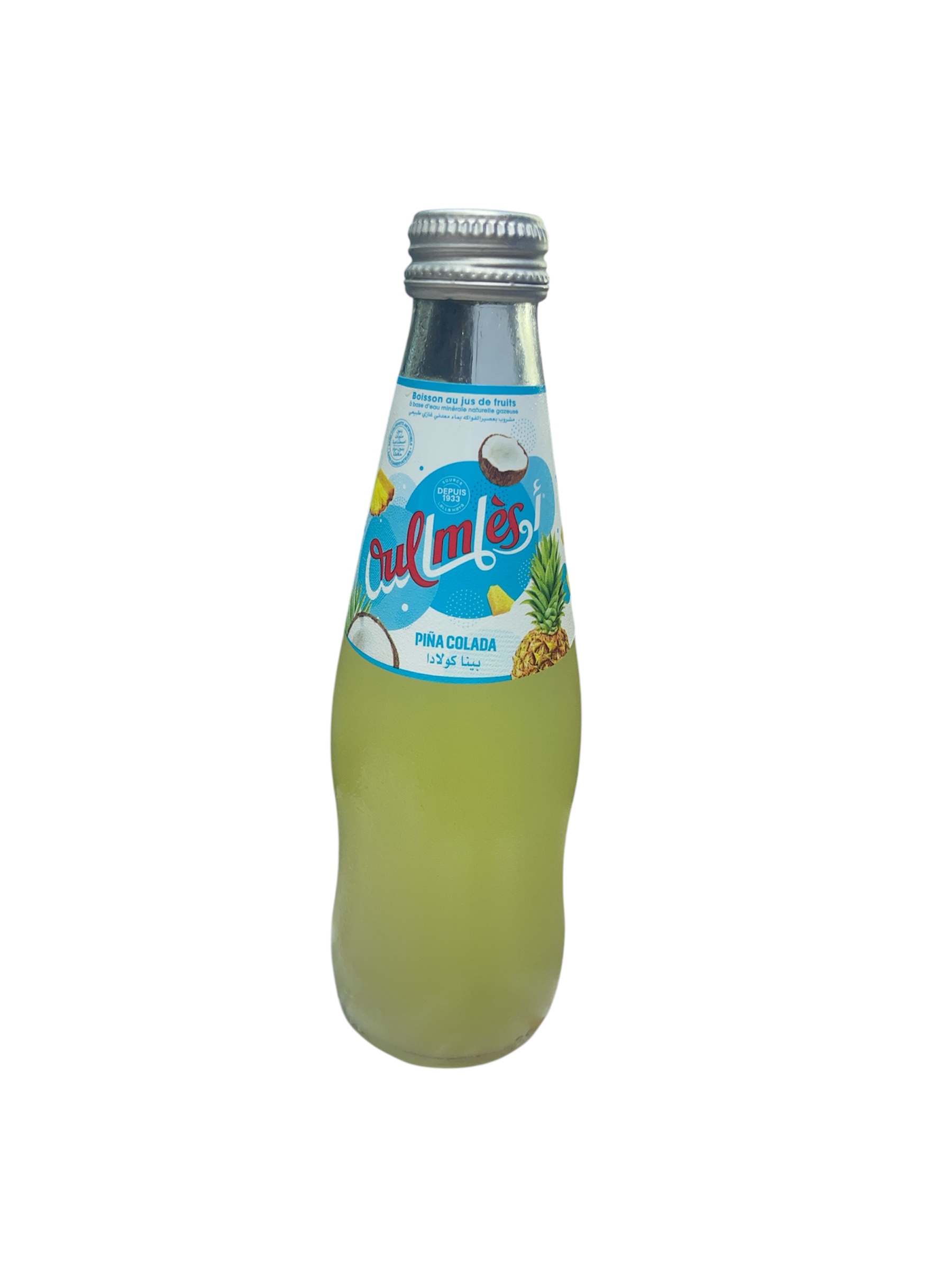 EAU GAZEUSE OULMÈS PINA COLADA 25CL
